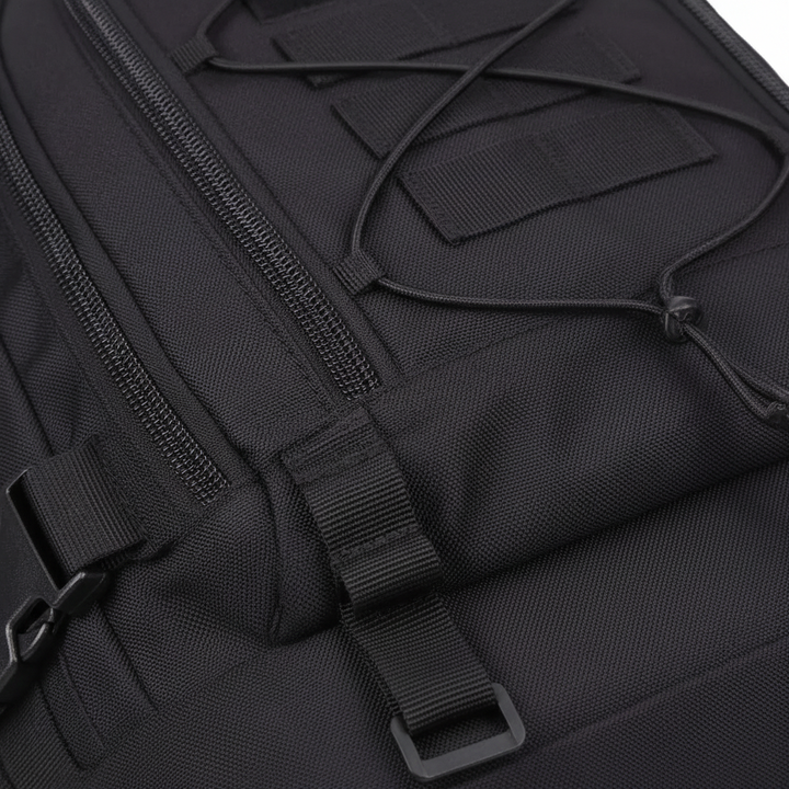 Geräumiger Unisex Taktischer Rucksack: Offenes Hauptfach für viel Stauraum, perfekt für Trekking, Camping & Reise.