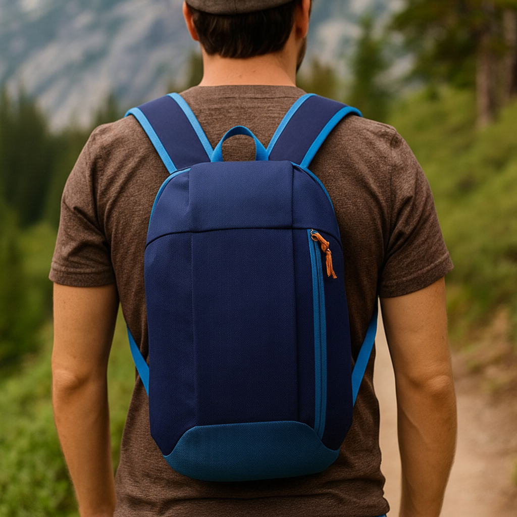 Unisex leichter Tagesrucksack aus robustem Oxford-Gewebe in elegantem Design, ideal für Alltag & Reise.