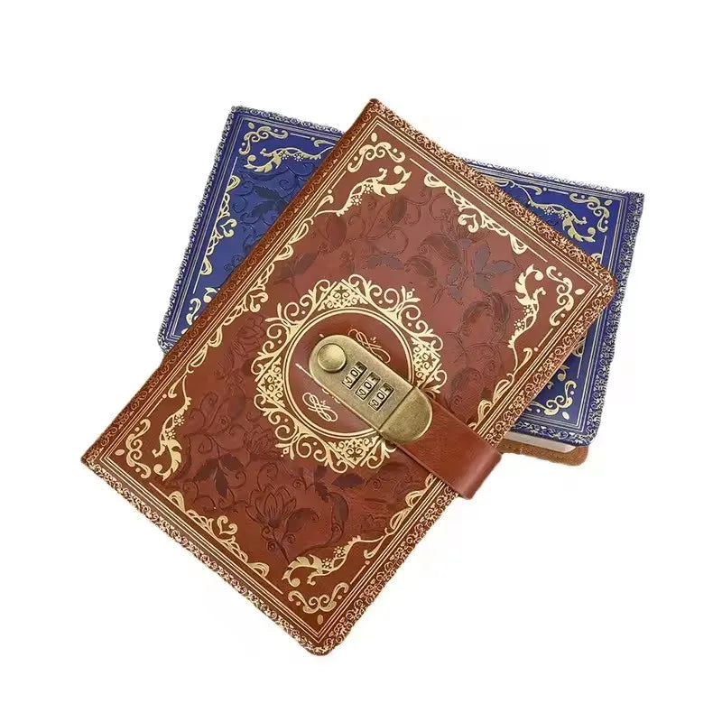 Farbiges A5 Notizbuch mit Zahlenschloss, perfektes Geschenk für Notizen und persönliche Gedanken.