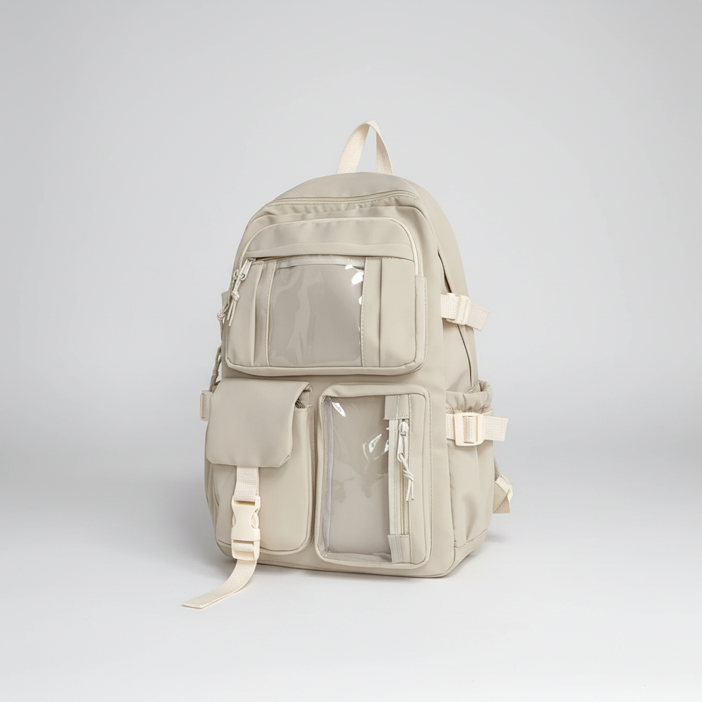 Organisiert: Damen Schulrucksack mit mehreren Fächern. Perfekt für Studentinnen, Schulsachen & Alltag.