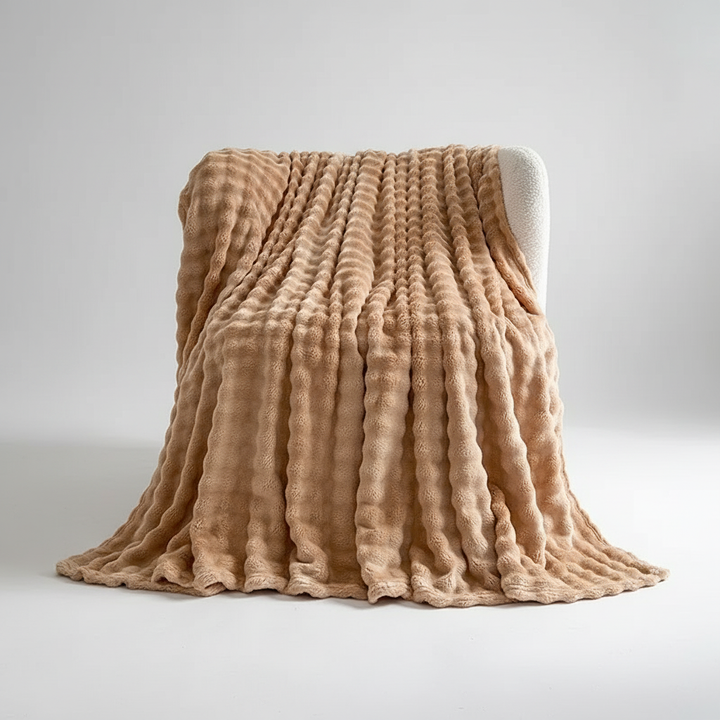 Gemütliche Plüschdecke: Perfekt als Sofakuscheldecke. Diese weiche Wohndecke ist ein Traum.