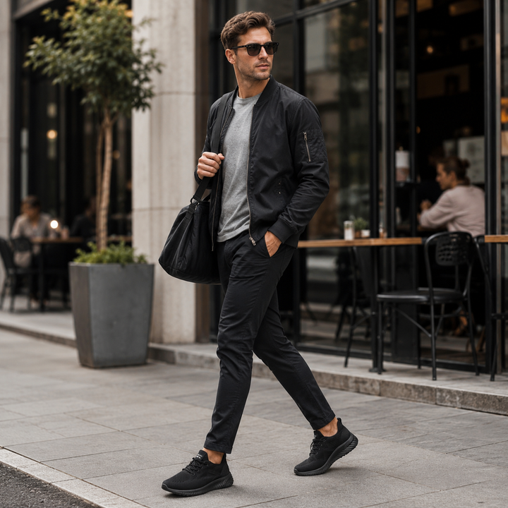 Maximaler Komfort: leichter Herren Schnürschuh, ideal für lange Tage und Sportaktivitäten.