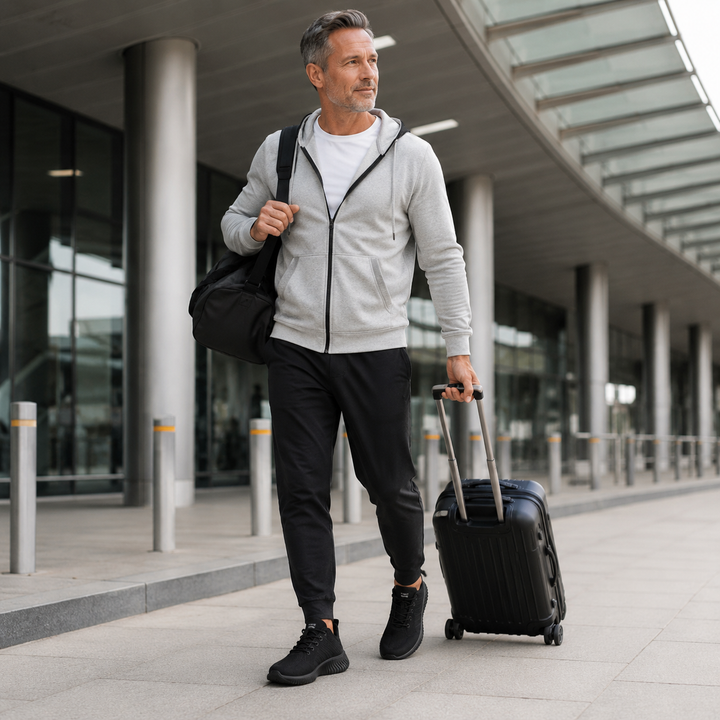 Der perfekte Herren Leichtschuh: atmungsaktiv, komfortabel, ein vielseitiger Schnür-Trainingsschuh.