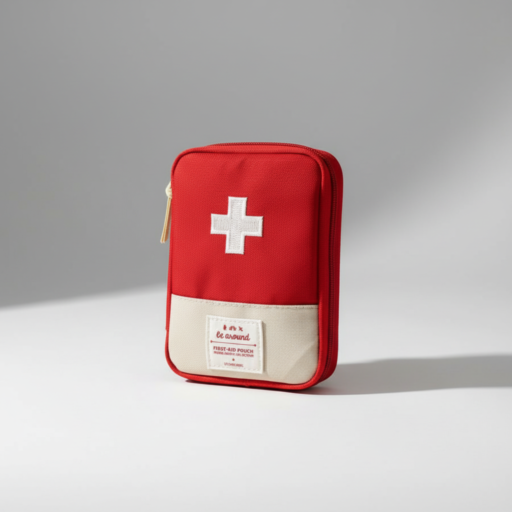 Praktische Notfalltasche, klein und leicht, ideal für Camping, Wandern und Reise-Zubehör.