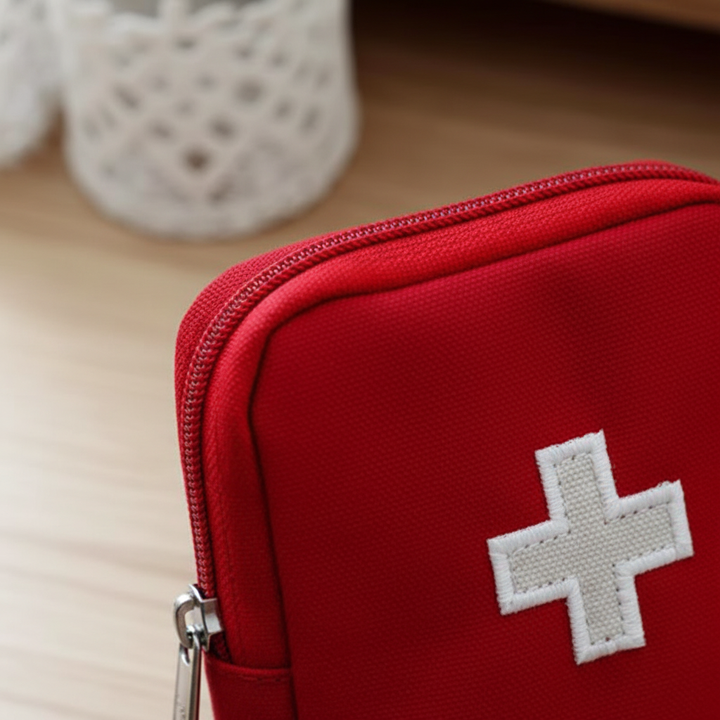 Praktischer Organizer für Medikamente und Erste Hilfe, perfekt für jede Reise und Camping.