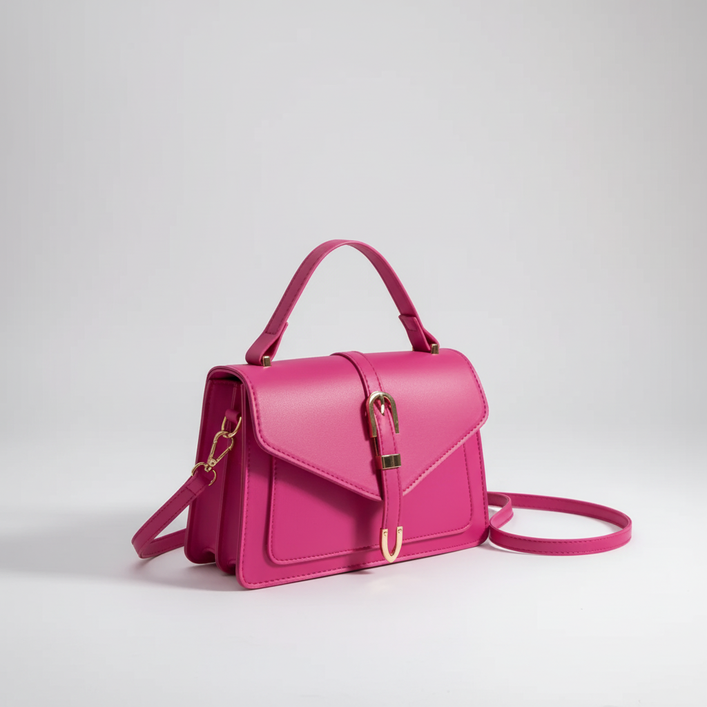 Modische Damen Umhängetasche getragen, minimalistisch, PU-Leder, ideal als Crossbody.