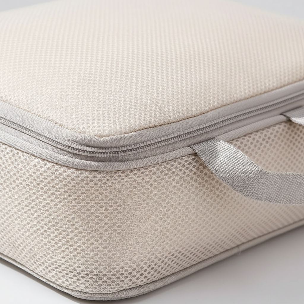 Effektive Reise-Organisation mit unisex Packwürfeln; komprimierbar für mehr Platz im Koffer & Rucksack.