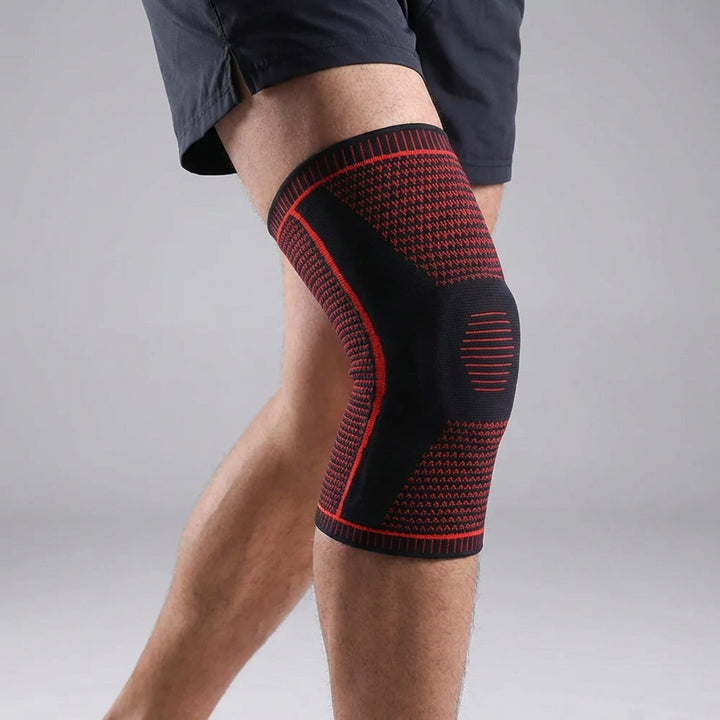 Enganliegende Patellex Kompressions-Kniebandage bietet optimale Gelenkstütze und Schmerzlinderung im Alltag.