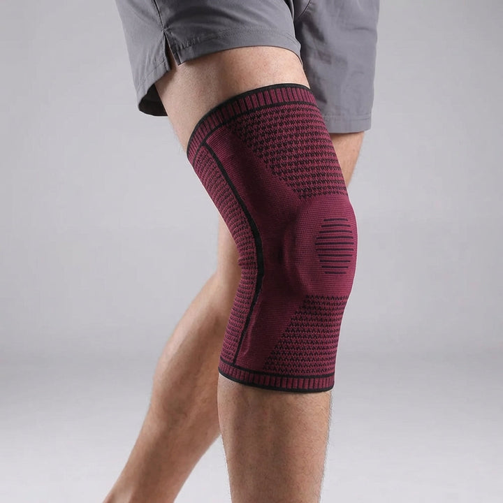 Gezielter Patella-Schutz: Patellex Kniebandage aus Nylon für effektive Kompression und Stabilität beim Sport.