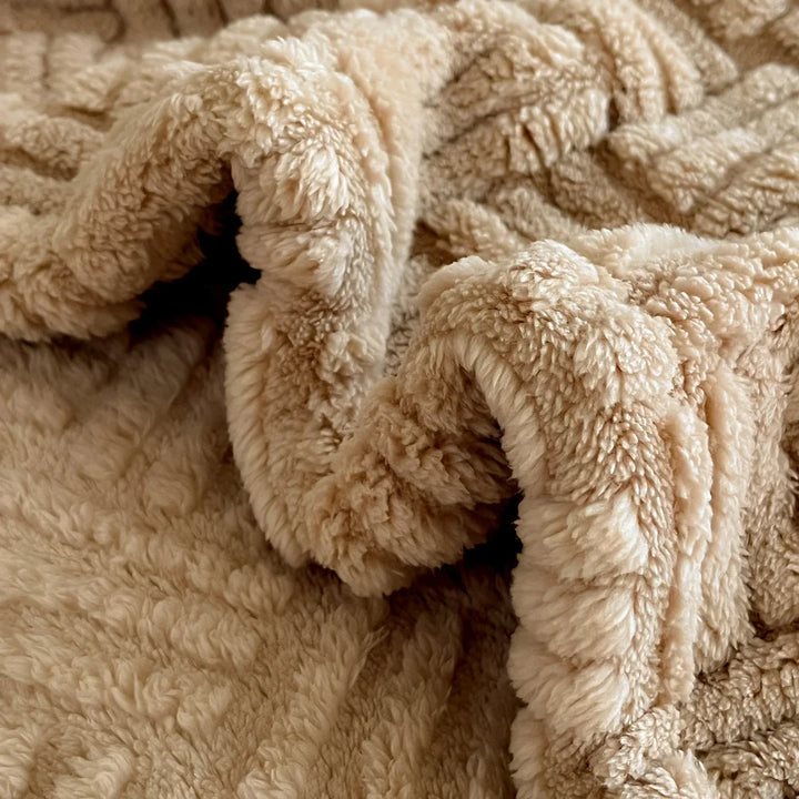 Praktische Jacquard Decke, weich und pflegeleicht. Ideal als gemütliche Kuschel- oder Sofadecke.