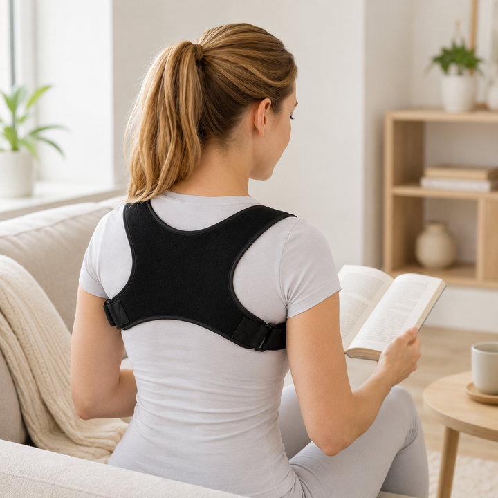 Vielseitige Haltungskorrektur-Bandage, verstellbar, für Büro, Sport und Alltag, aufrechte Haltung.