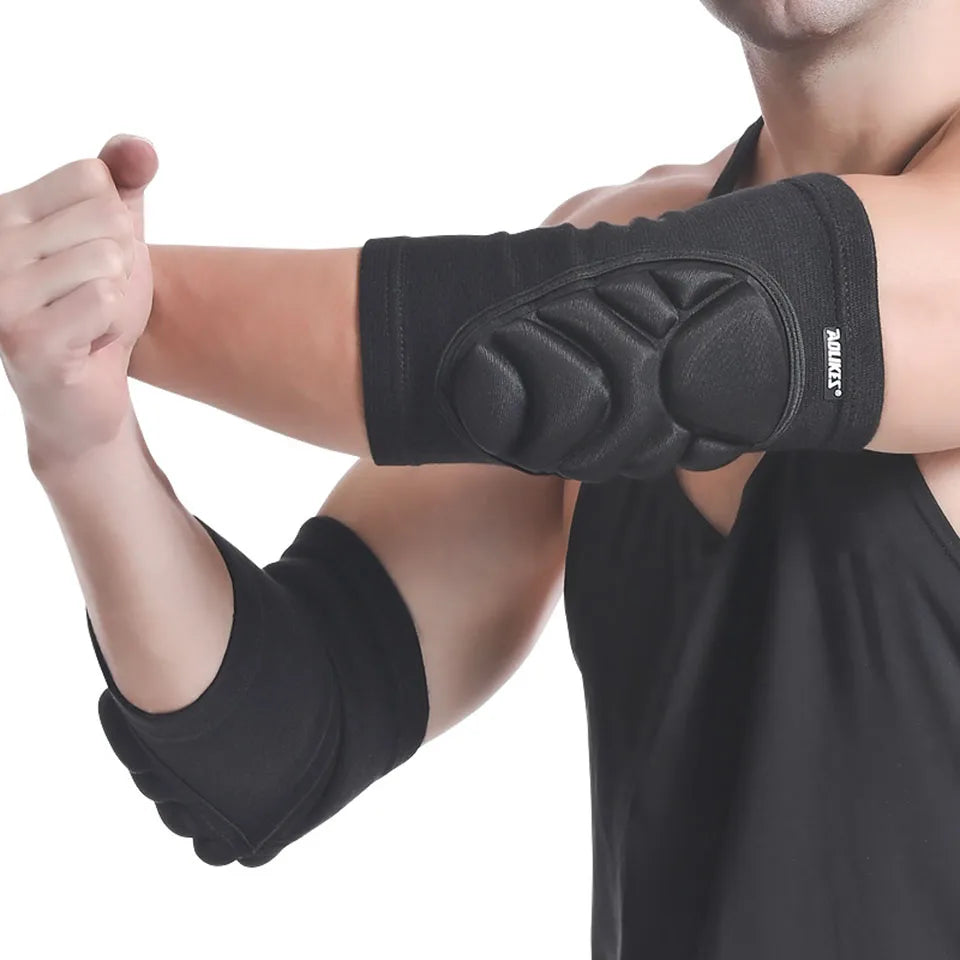 Kompressions-Ellbogenschoner mit Schaumstoffpolsterung, unisex, sicherer Aufprallschutz für viele Sportarten.