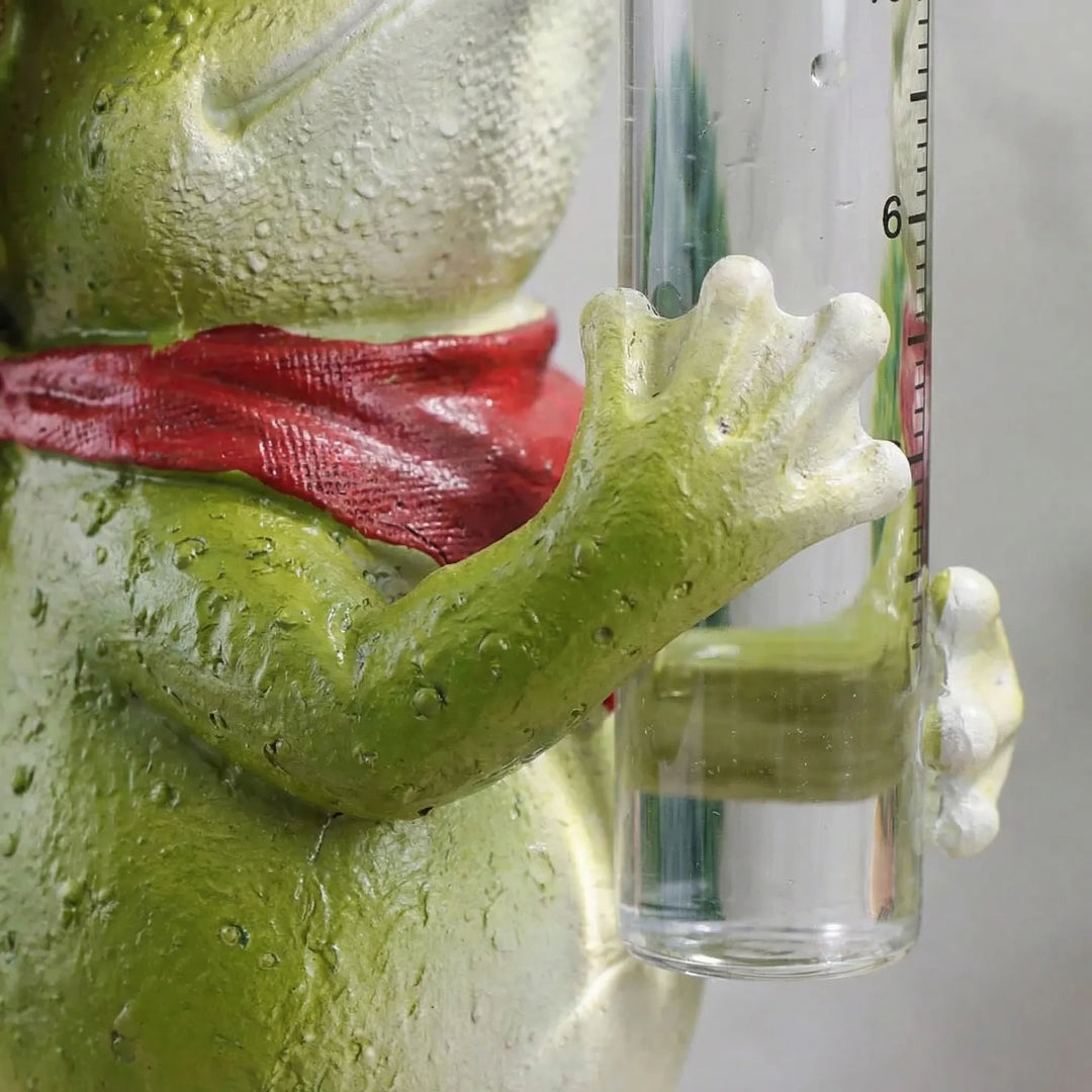 Charmante Gartendeko: Regenmesser mit Tierfigur-Design, perfekt für jeden Garten.