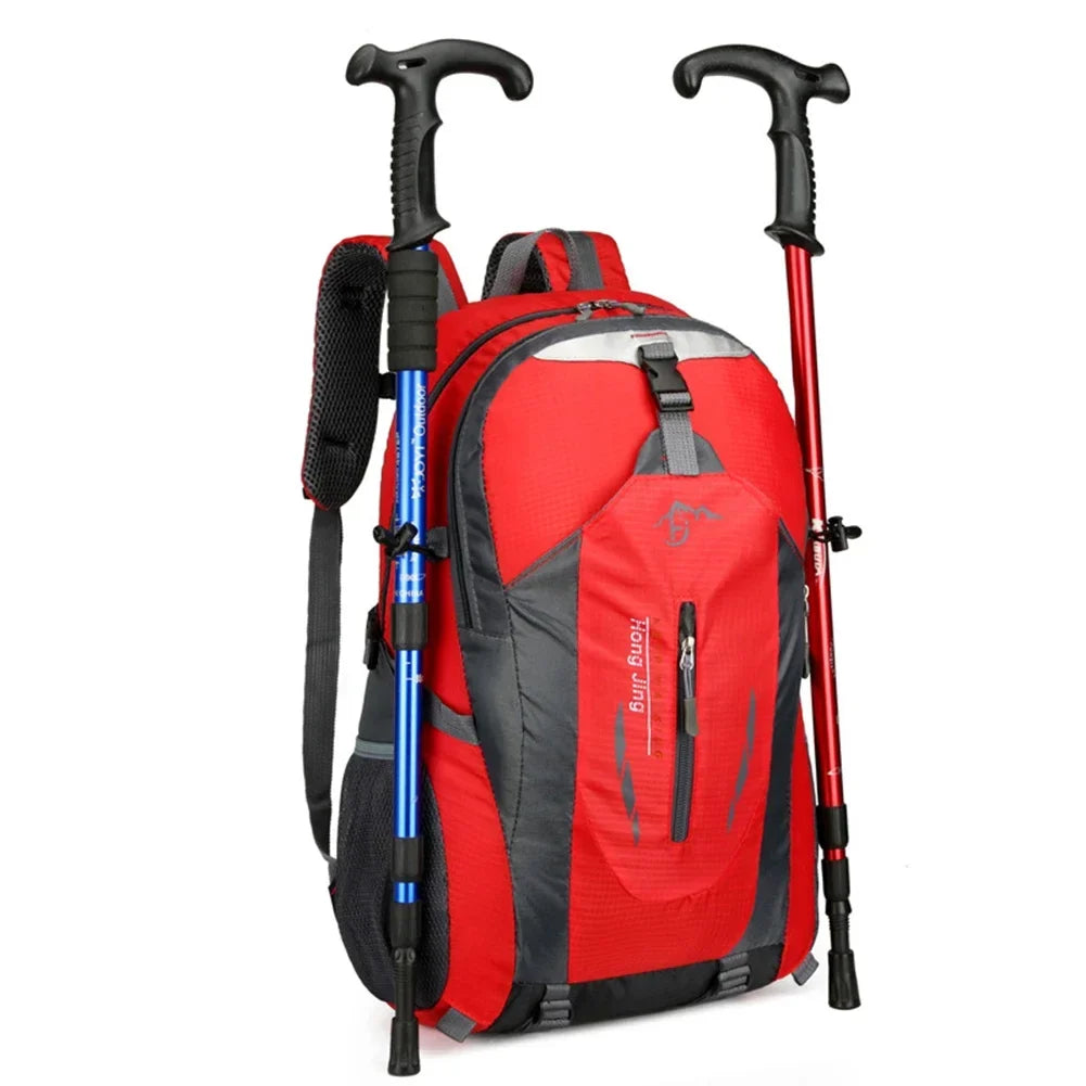 Strapazierfähiger Unisex Outdoor-Rucksack aus robustem Nylon, ideal für jedes Wetter beim Wandern & Reisen.