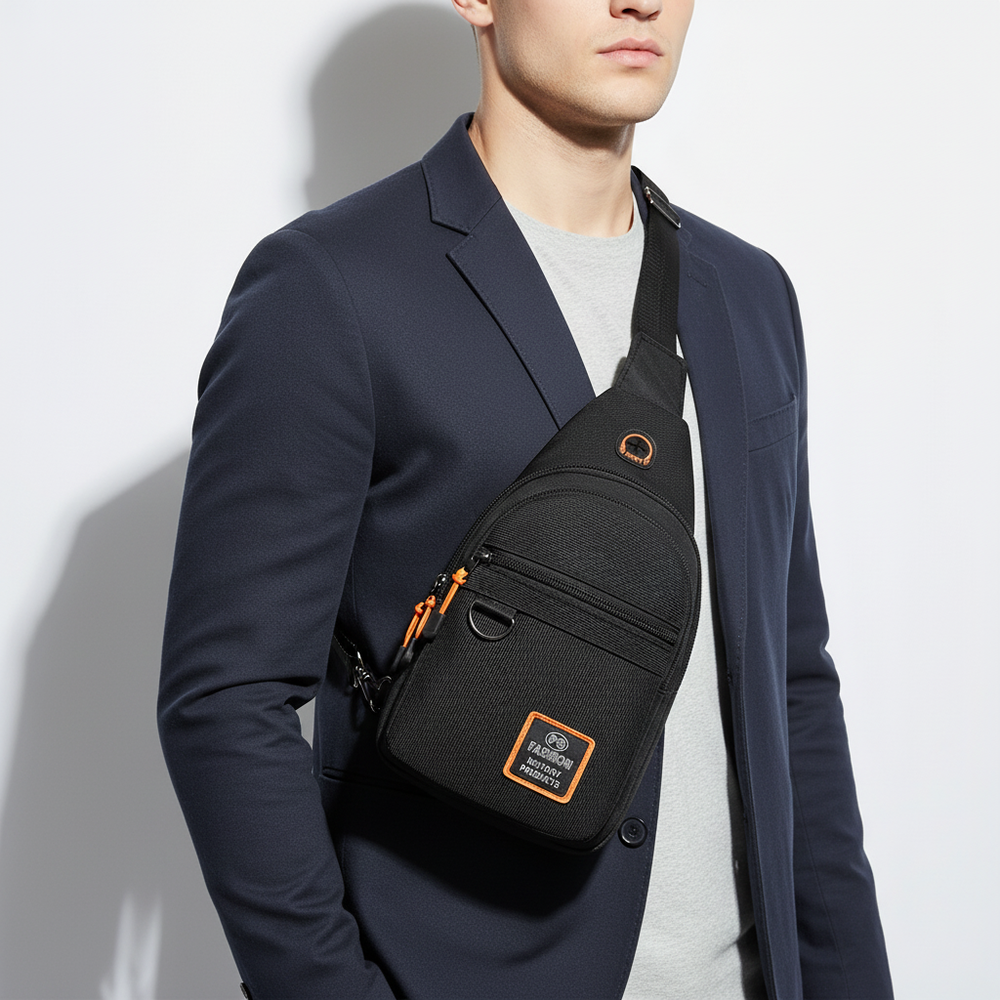 Leichte Unisex Umhängetasche aus robustem Oxford, perfekt für Reisen, Sport & täglichen Gebrauch.