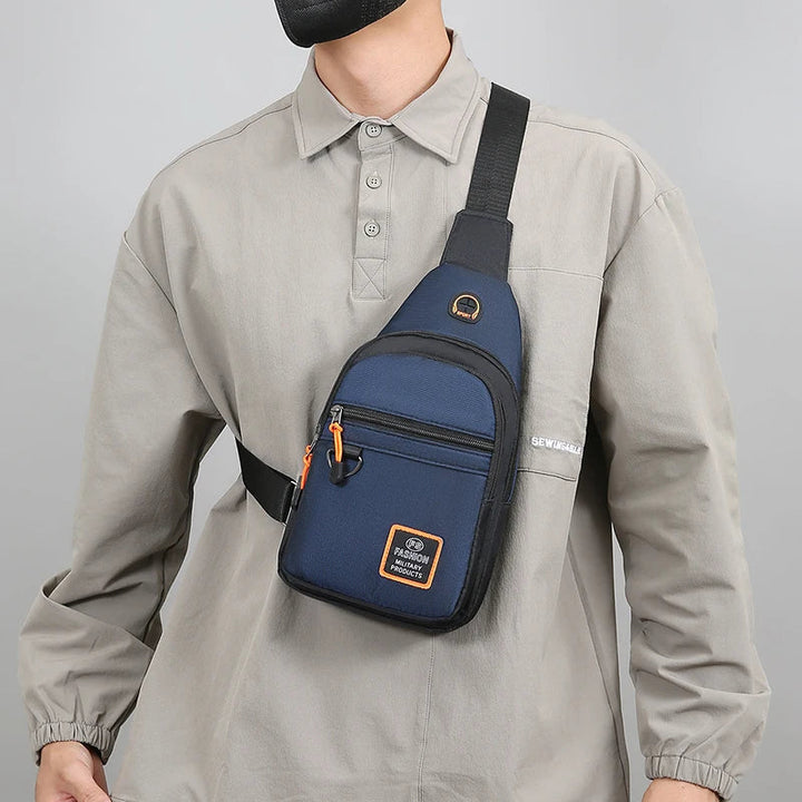 Strapazierfähige Unisex Crossbody-Tasche aus Oxford-Gewebe, wasserabweisend für Sport & Outdoor.