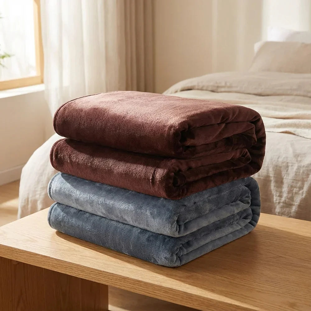Ultraweiche Polyester Wurfdecke, leicht und gemütlich für Ihr Zuhause im Wohn- oder Schlafzimmer.