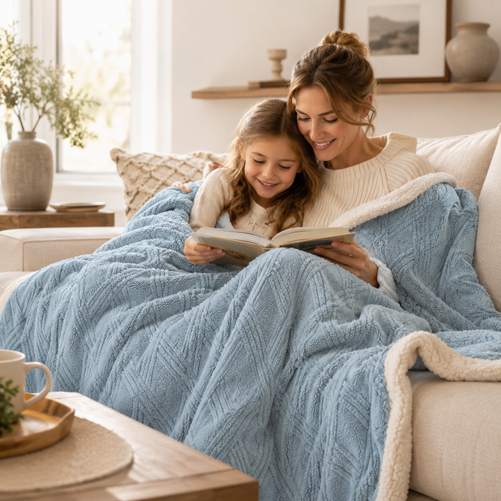 Vielseitige Dekodecke/Winterdecke für Sofa, Bett oder als Überwurf.