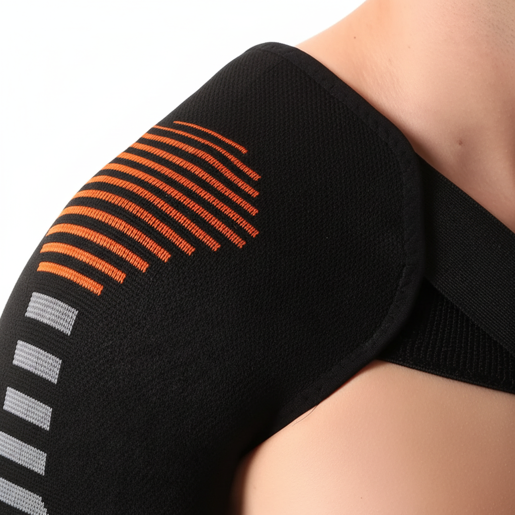 Stabilisierende Schulterstütze, unisex, für Sport, Therapie und tägliche Schmerzlinderung.
