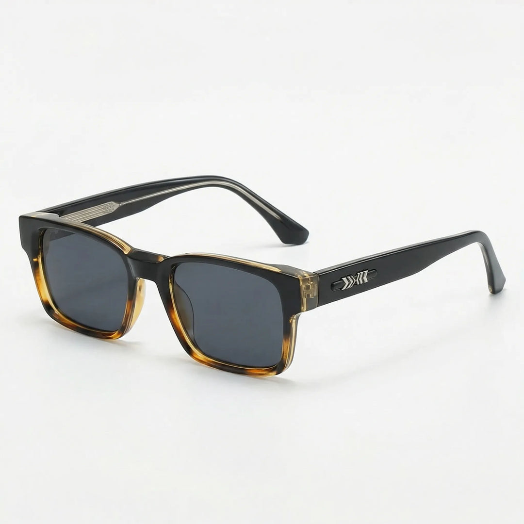 Elegante eckige Damen Sonnenbrille, polarisiert, UV400, für den Sommerurlaub.