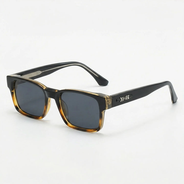 Elegante eckige Damen Sonnenbrille, polarisiert, UV400, für den Sommerurlaub.