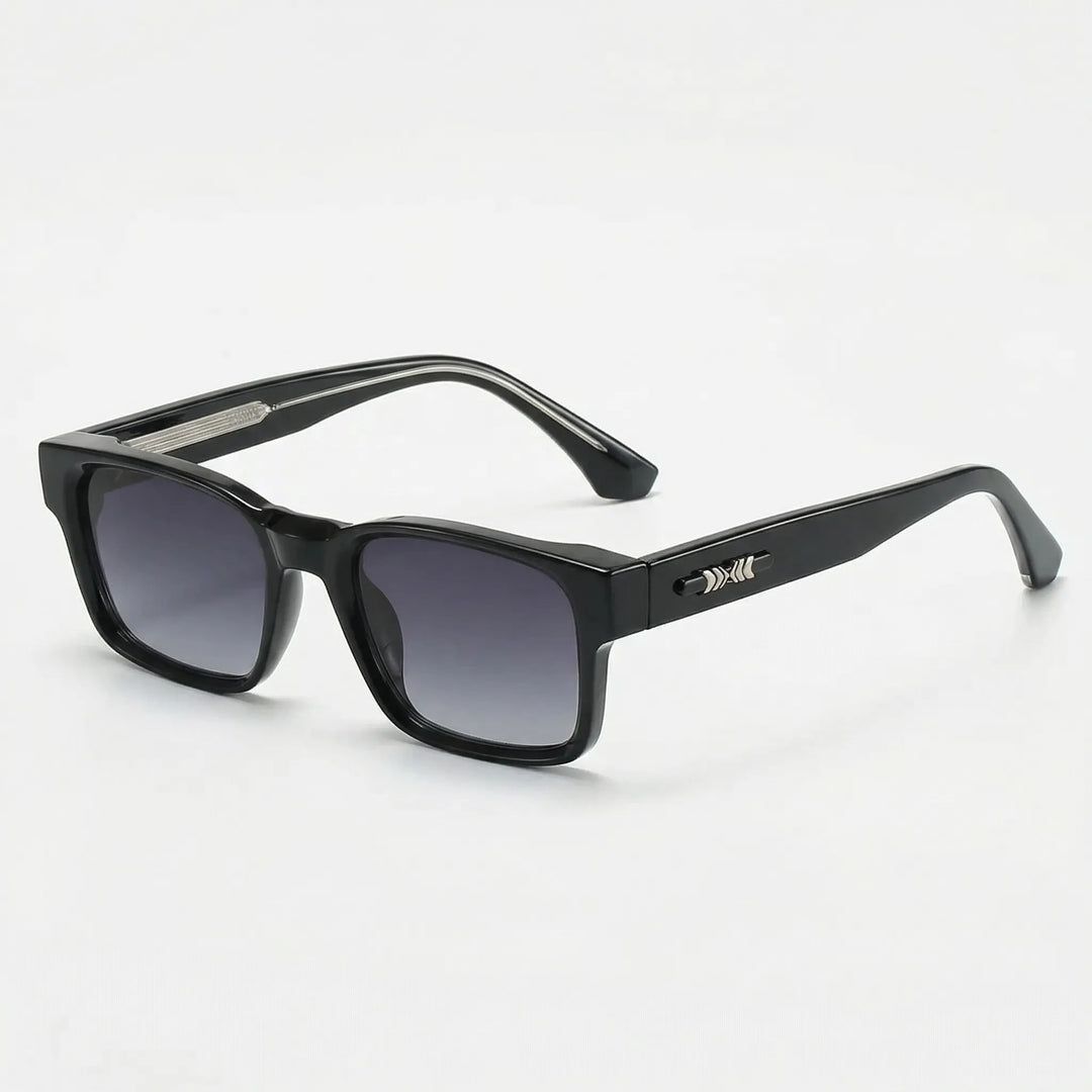 Polarisierte Unisex Sonnenbrille, eckig, UV400 Schutz, zeitloses Design für Alltag.