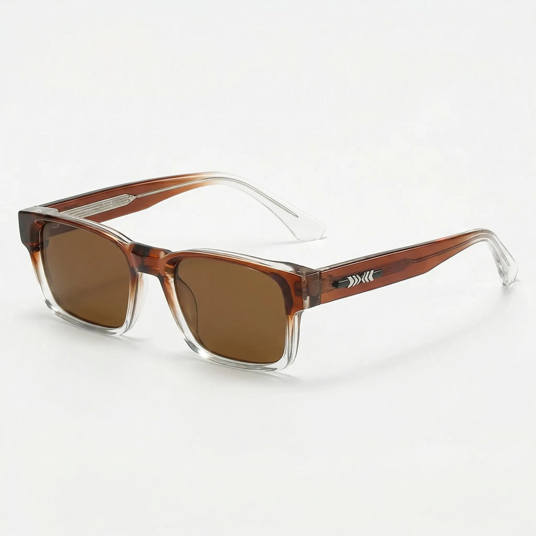 Klassische eckige Sonnenbrille, Unisex, polarisiert, UV400 Schutz, für jeden Anlass.