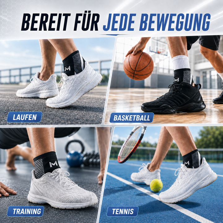 Atmungsaktive Knöchelstütze, bietet Komfort & Haltbarkeit für lange Nutzung.