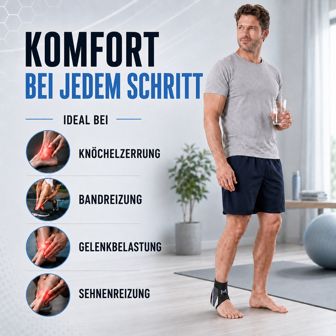 Sport Knöchelstütze, atmungsaktiv, für Schutz & Stabilität beim Training.