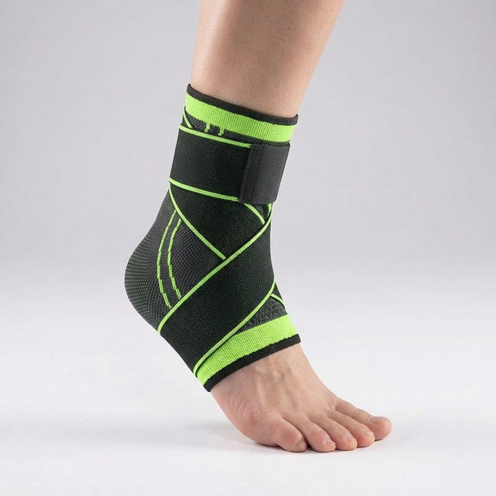 Robuste Knöchelbandage für intensiven Sport, bietet zuverlässigen Verletzungsschutz.