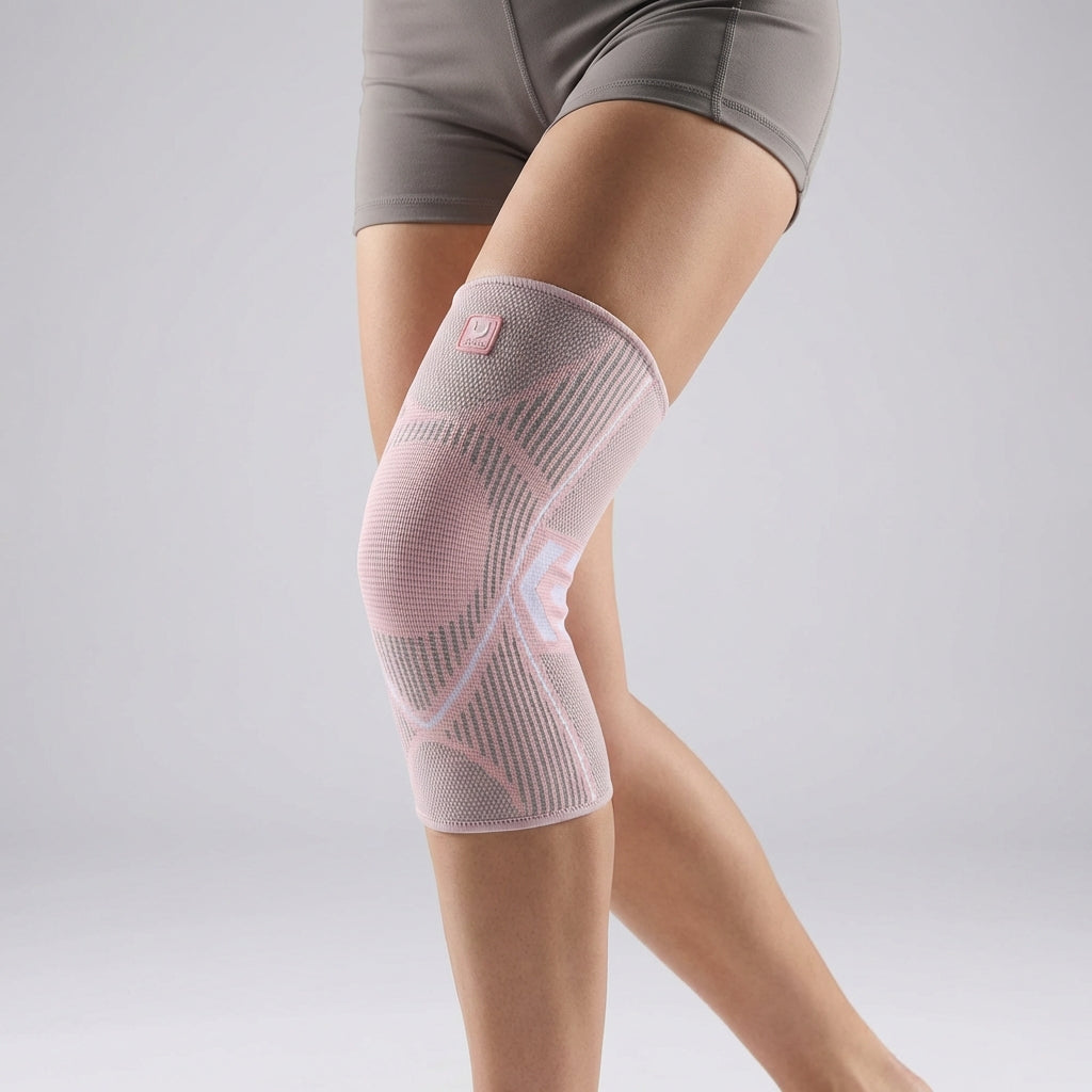 Kniebandage zur Regeneration nach Training, fördert Durchblutung & Erholung des Knies.