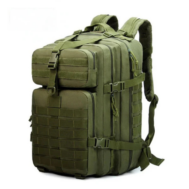Geräumiger Campingrucksack 50L, ideal für Ausrüstung und Proviant bei Outdoor-Trips.