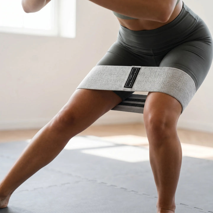 Widerstandsbänder Set für effektives Unterkörpertraining, Krafttraining und Fitnessübungen zu Hause.