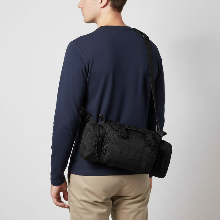Ergonomische taktische Hüfttasche für Damen & Herren, komfortabel beim Tragen.