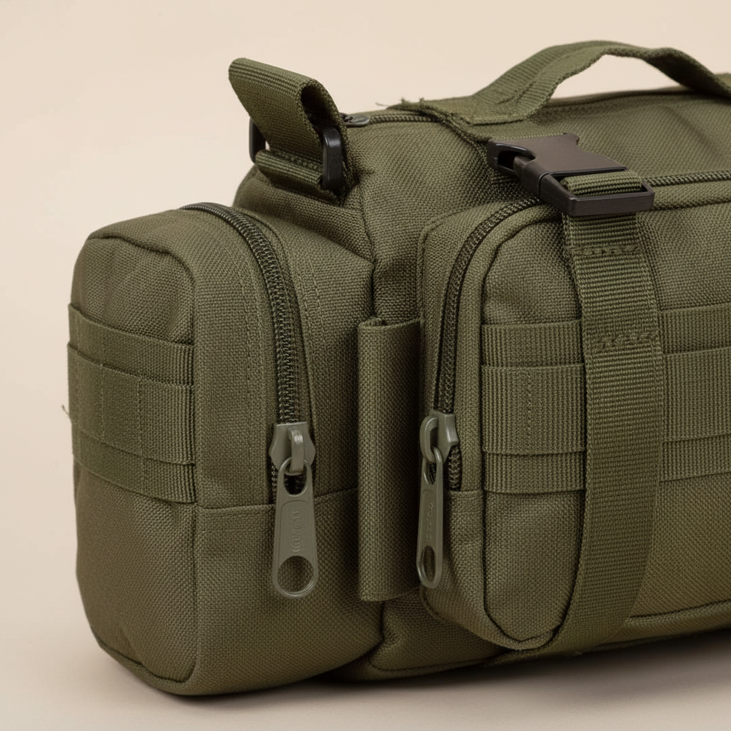 Kompakte Outdoor-Gürteltasche, perfekt für Handy, Schlüssel & kleine Utensilien.