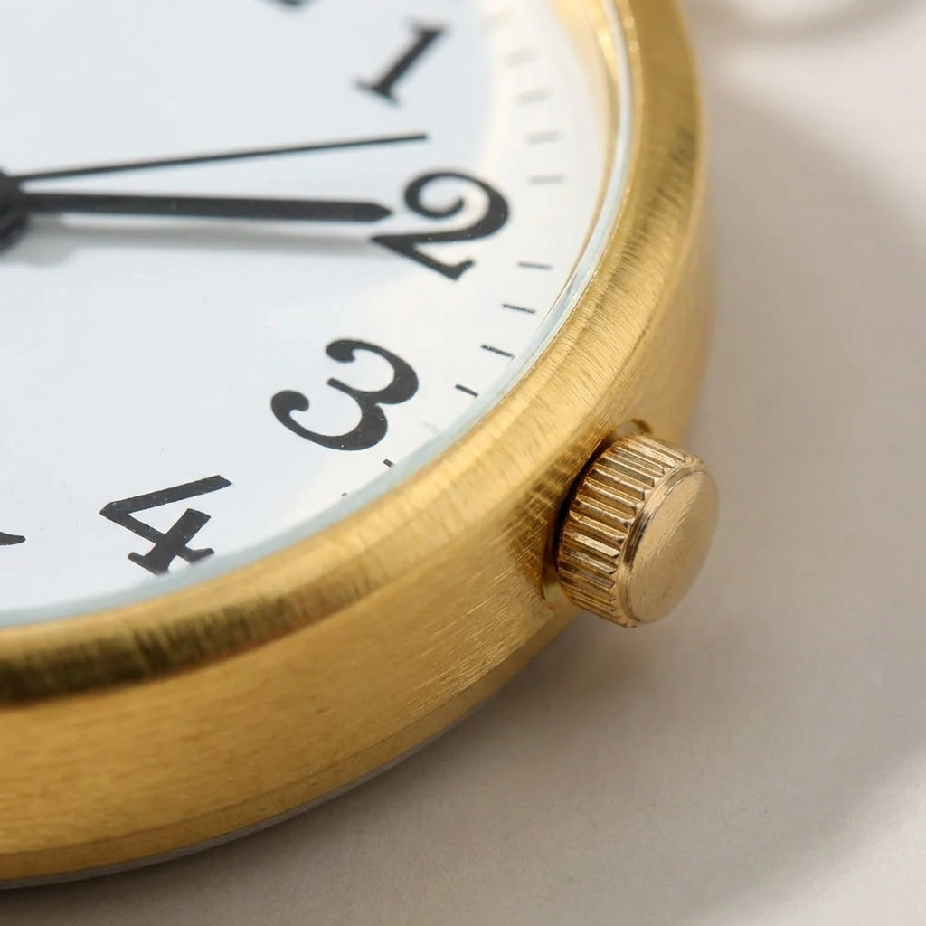 Hochwertige Unisex-Uhr als Schlüsselanhänger, Quarzwerk für genaue Zeitmessung.