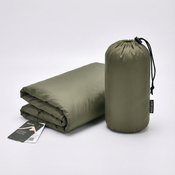 Ultraleichter Mumien-Innenschlafsack, ideal für Rucksackreisen & Outdoor-Abenteuer. Kompakt.
