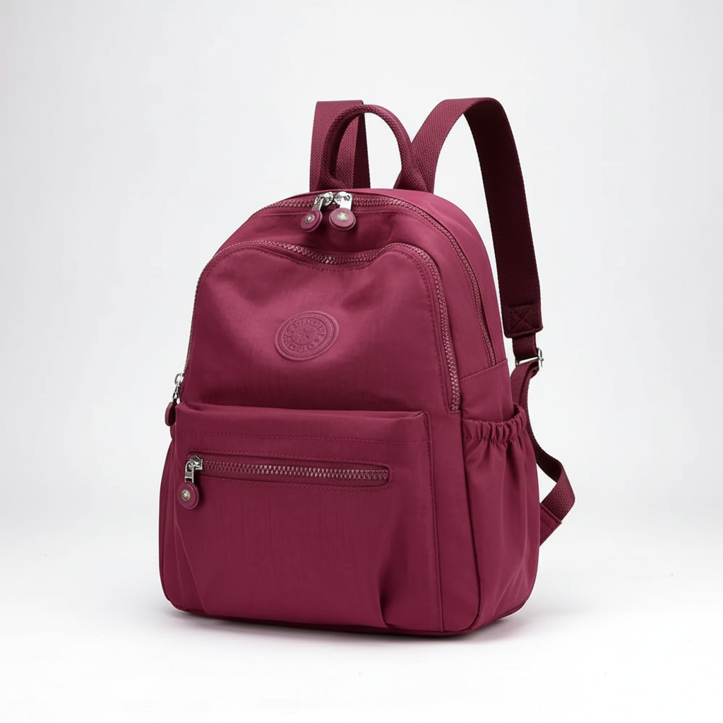 Stylischer Unisex Minirucksack Blau, Anti-Diebstahl Design, leicht und bequem zu tragen.