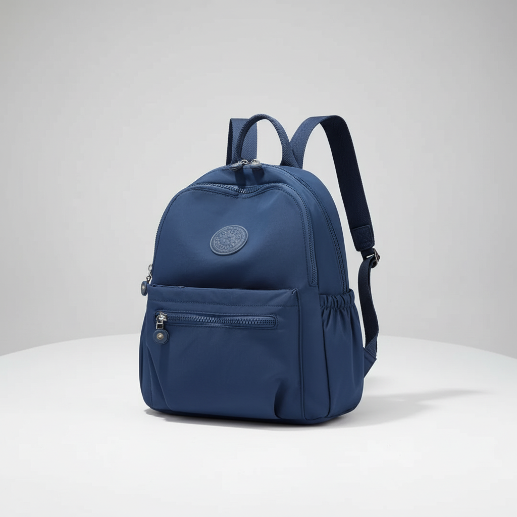 Robuster Nylon Anti-Diebstahl Rucksack Rot, ideal für Outdoor-Aktivitäten & Reisen.