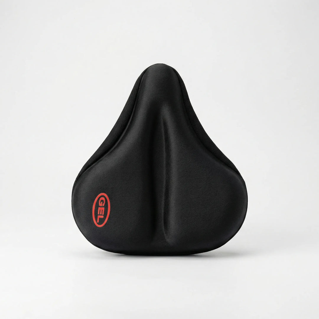 Ergonomischer Gel-Sattelbezug mit dicker Polsterung für Fahrrad. Ideales Zubehör für Komfort beim Radfahren.