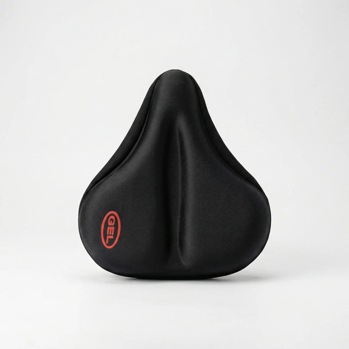 Ergonomischer Gel-Sattelbezug mit dicker Polsterung für Fahrrad. Ideales Zubehör für Komfort beim Radfahren.