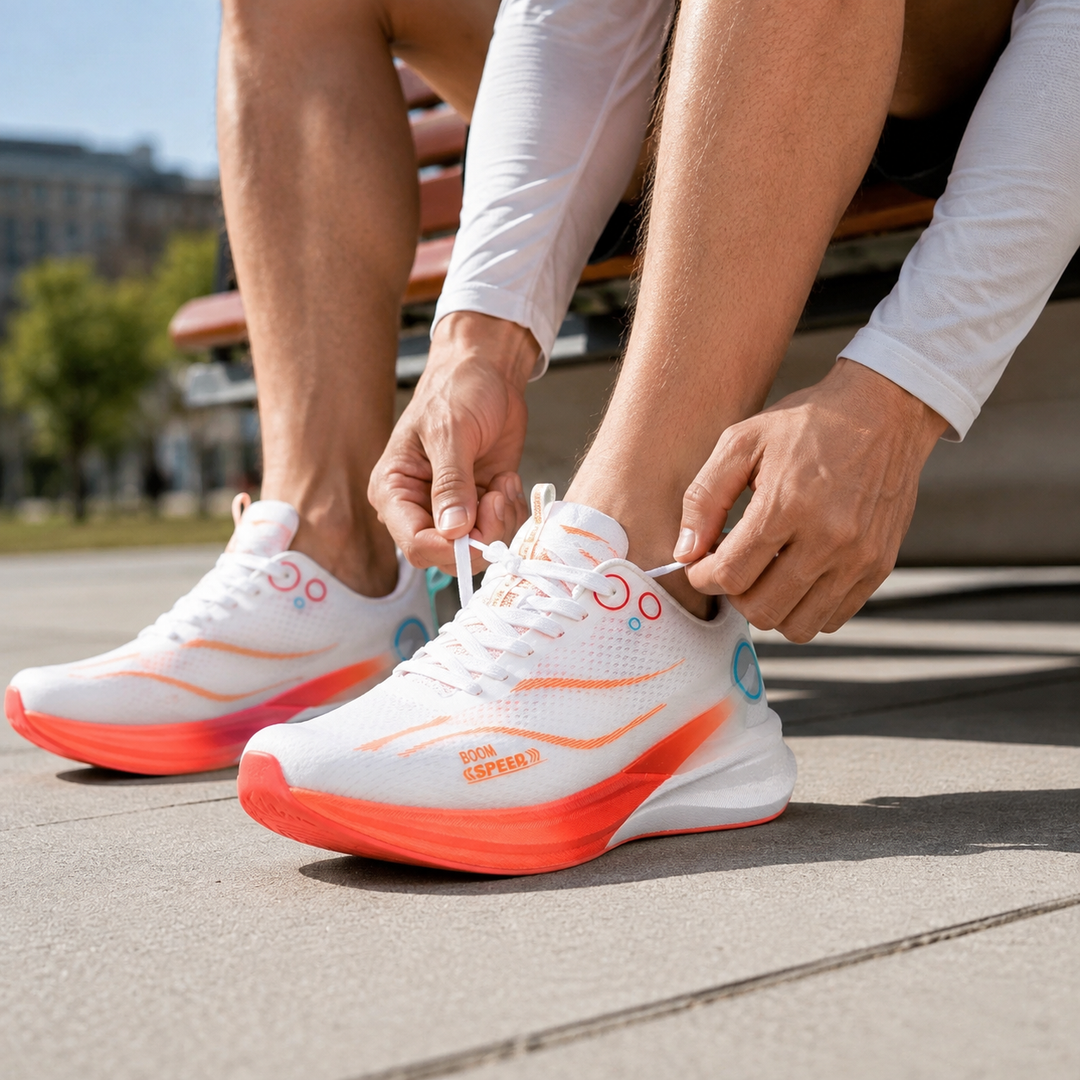 Komfortabler Herren Marathon Sneaker Veloxor Carbon, atmungsaktiv & leicht.