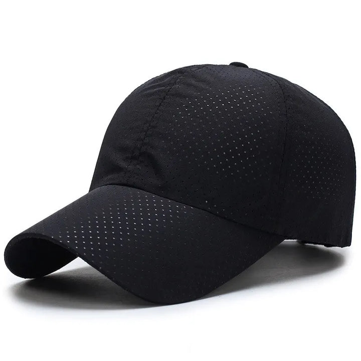 Sommerliche Baseballkappe, unisex, perforiert & atmungsaktiv, ideal für Sport & Outdoor-Aktivitäten.
