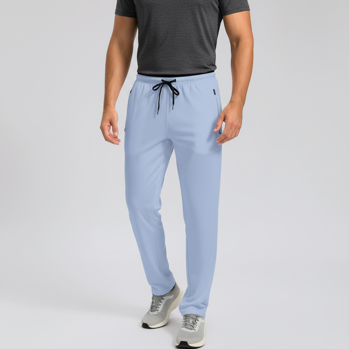 Herren Slim Fit Fitnesshose, ideal für das Fitnessstudio, betont sportliche Figur.
