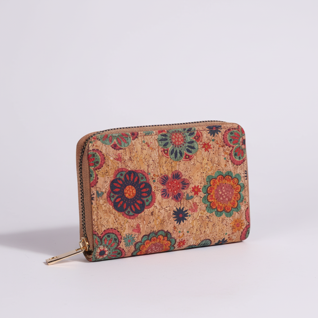 Mehrere kompakte Vintage Reißverschluss-Geldbörsen in verschiedenen Farben, Unisex Design.