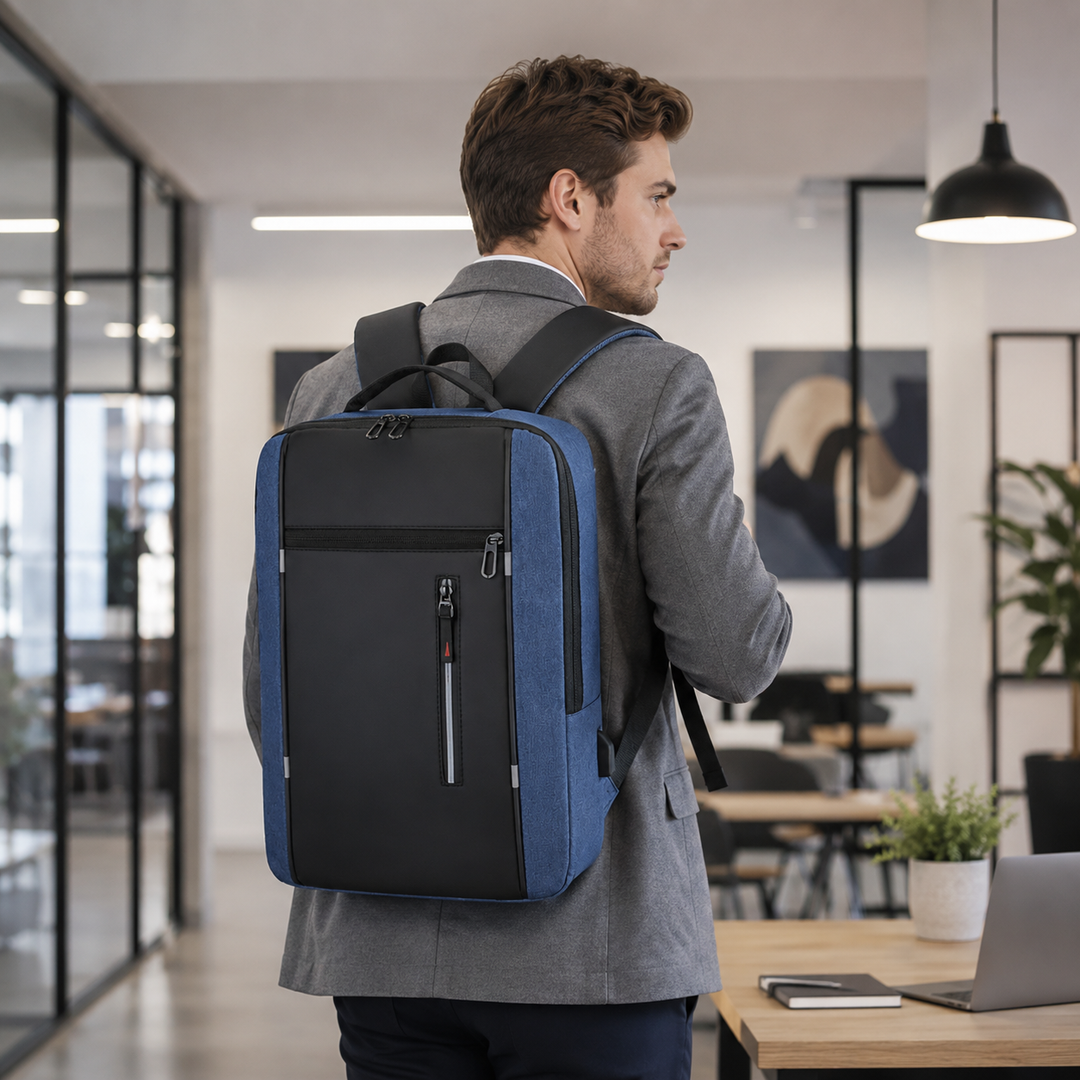 Vielseitiger Pendler-Rucksack, unisex, wasserfest, ideal für Büro, Uni oder kurze Geschäftsreisen.