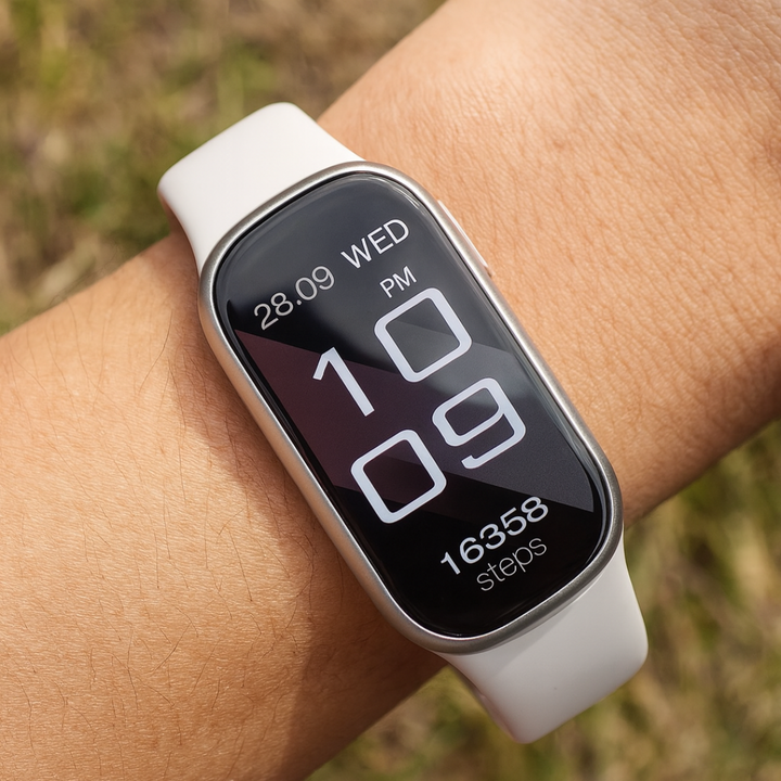 Modernes Design: Unisex Fitnesstracker, wasserdicht, lange Akkulaufzeit, Android/iOS-kompatibel.