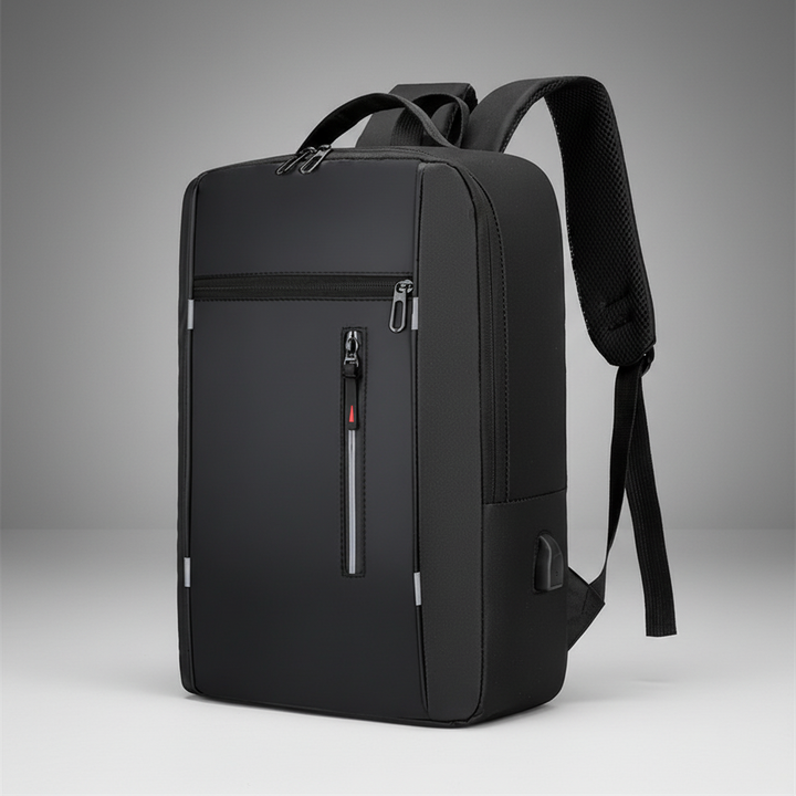 Wasserdichter Laptoprucksack, unisex, mit USB-Ladeanschluss. Ideal für Business & Reise.