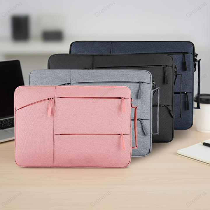 Wasserdichte Laptop-Schutzhülle für optimalen Schutz im Alltag, gepolstert für Notebooks.