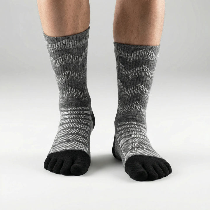 Thermische Herren Zehensocken für optimale Wärme bei Kälte. Trennen die Zehen für mehr Komfort beim Outdoor-Sport.